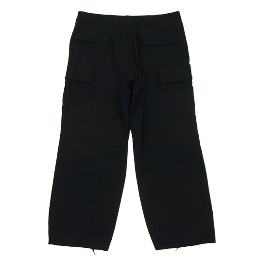 COMOLI コモリ 21SS T01-03027 ウール ギャバ 6P カーゴ パンツ 日本製 ダークネイビー系 2【中古】