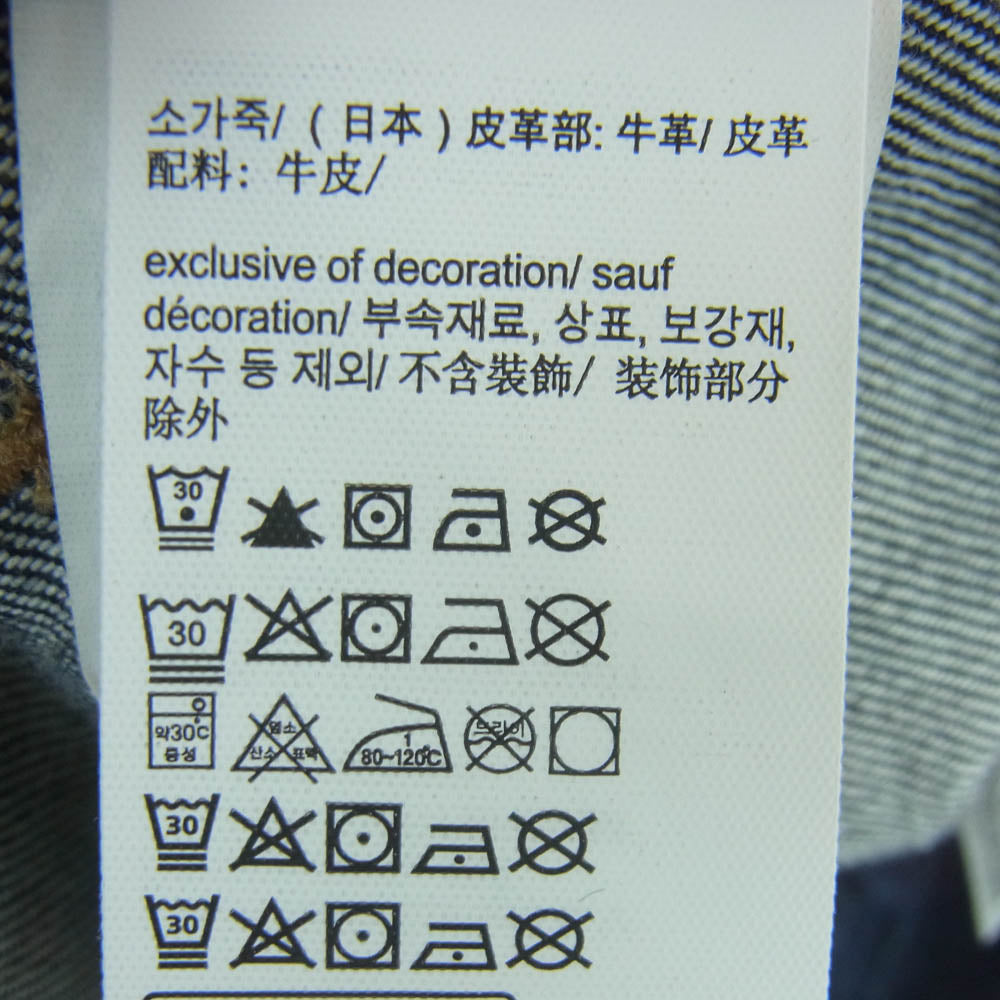 CALVIN KLEIN カルバンクライン J326391 RELAXED DENIM JACKET リラックス デニム ジャケット チュニジア製 インディゴブルー系 M【中古】