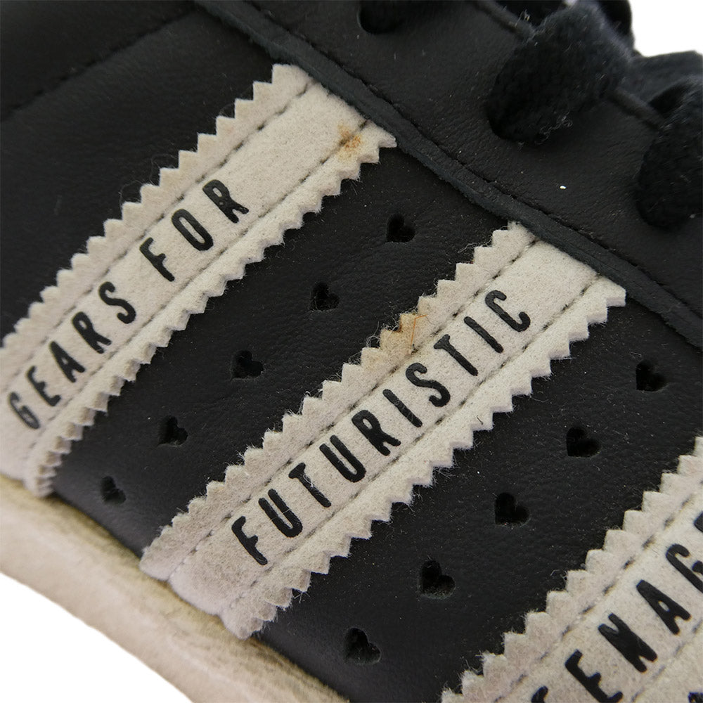 adidas アディダス HUMAN MADE ヒューマンメイド FY0729 HUMAN MADE ヒューマンメイド Superstar Wネーム スーパースター ローカット スニーカー ブラック系 ホワイト系 26.5cm【中古】