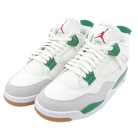 NIKE ナイキ DR5415-103 SB Air Jordan 4 Retro SP Pine Green エスビー エアジョーダン4 レトロ SP パイングリーン ホワイト系 グリーン系 28cm【新古品】【未使用】【中古】