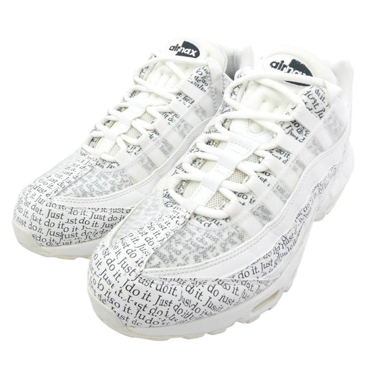 NIKE ナイキ AV6246-100 Just Do It Collection Air Max 95 White ジャスト ドゥー イット コレクション エアマックス95 ローカットスニーカー ホワイト系 27cm【中古】