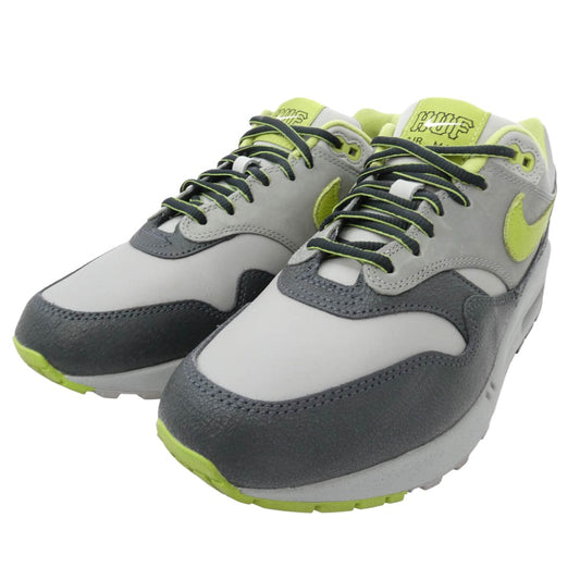 NIKE ナイキ HF3713-002 × HUF ハフ Air Max 1 Anthracite and Medium Grey エアマックス1 ローカットスニーカー グレー系 グリーン系 26cm【中古】