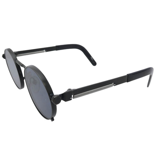 JEAN-PAUL GAULTIER ジャンポールゴルチエ 56-8171 スプリングテンプル ラウンドフレーム サングラス ブラック系【中古】