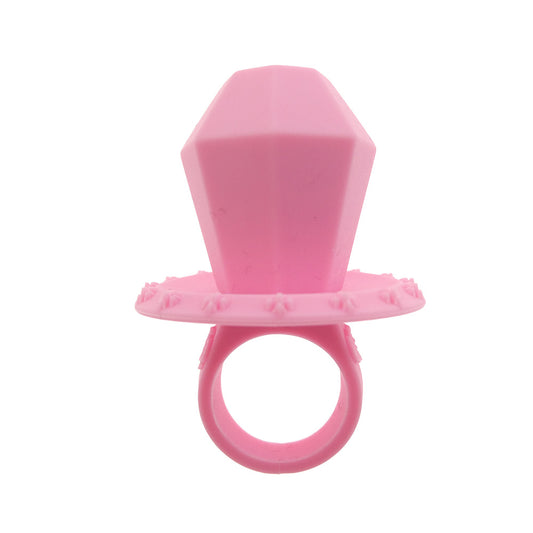 CHROME HEARTS クロムハーツ(原本無) RING POP-SLCN シリコンラバー ポップ リング ピンク系 12号【美品】【中古】
