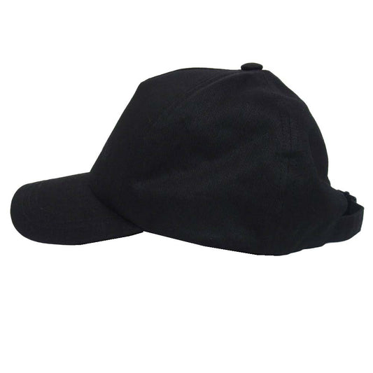 SAINT LAURENT サンローラン 778063 3YP19 ロゴ刺繍 ベースボールキャップ 帽子 ブラック系 59【中古】