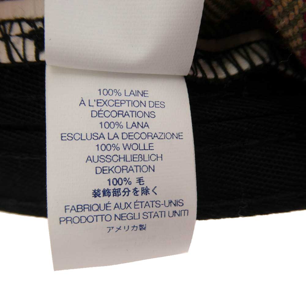 Supreme シュプリーム 25AW x Lochcarron ロキャロン Camp Cap キャンプ キャップ 帽子 マルチカラー系【美品】【中古】