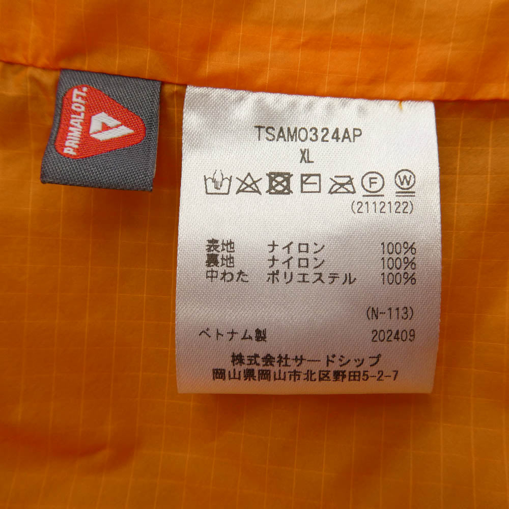 MARMOT マーモット STABRIDGE スタブリッジ 24AW TSAMO324AP APT PRIMALOFT BELAY PARKA プリマロフト ビレイ パーカ 中綿 ジャケット グリーン系 XL【美品】【中古】