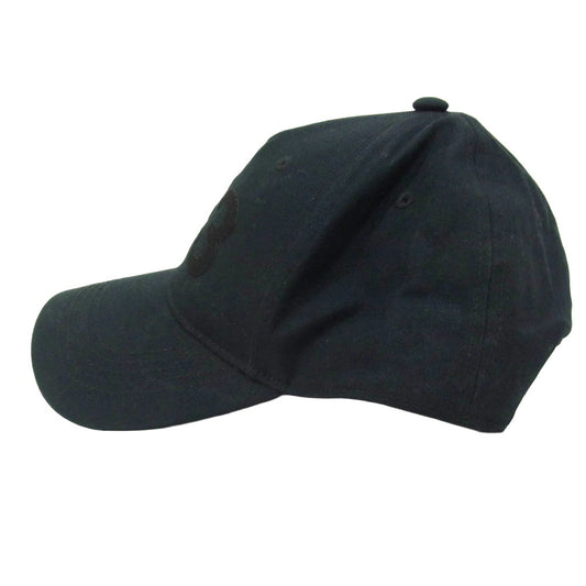 Y-3 Yohji Yamamoto ワイスリー ヨウジヤマモト JP1143 LOGO CAP ロゴ刺繍 ベースボール キャップ 帽子 ブラック系【中古】