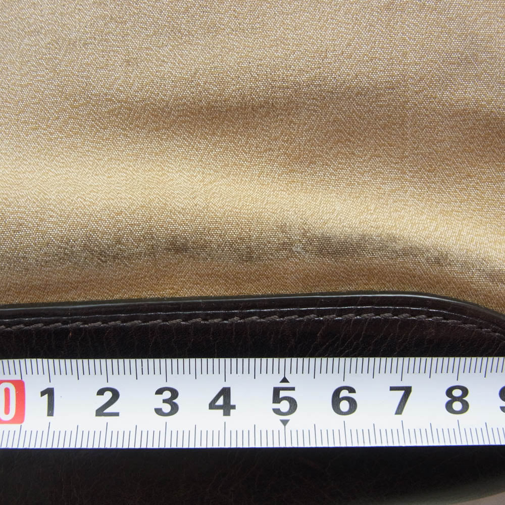 TUMI トゥミ 24105 レザー切替 ショルダーバッグ ベージュ系【中古】