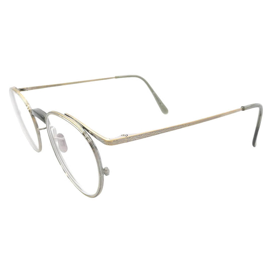 EYEVAN7285 アイヴァン7285 133 c.90110 度入り ボストンフレーム 眼鏡 メガネ アイウェア ゴールド系 クリア系 47□22-145【中古】