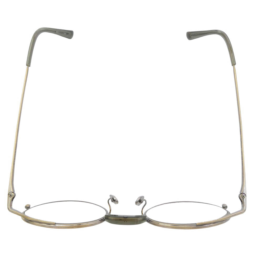 EYEVAN7285 アイヴァン7285 133 c.90110 度入り ボストンフレーム 眼鏡 メガネ アイウェア ゴールド系 クリア系 47□22-145【中古】
