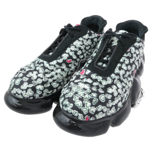 グラウンズ x KEITA MARUYAMA ケイタマルヤマ MOOPIE COUPE ムーピー クープ スニーカー ブラック系 25.5cm【中古】