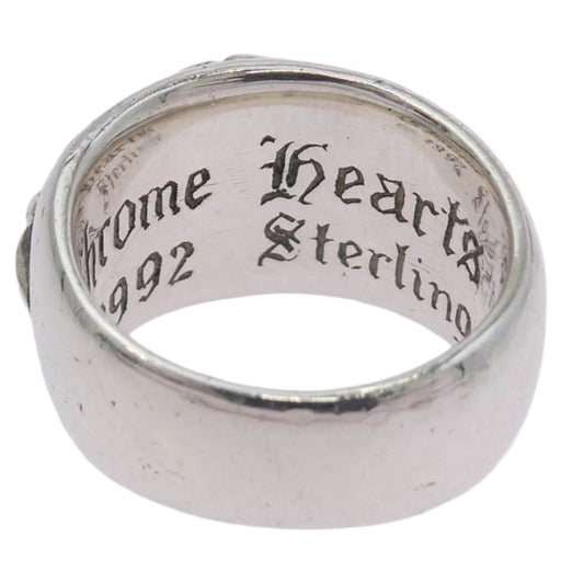 CHROME HEARTS クロムハーツ(原本有) FLORAL CROSS FLRL CRS フローラルクロスリング シルバー系 13号【中古】