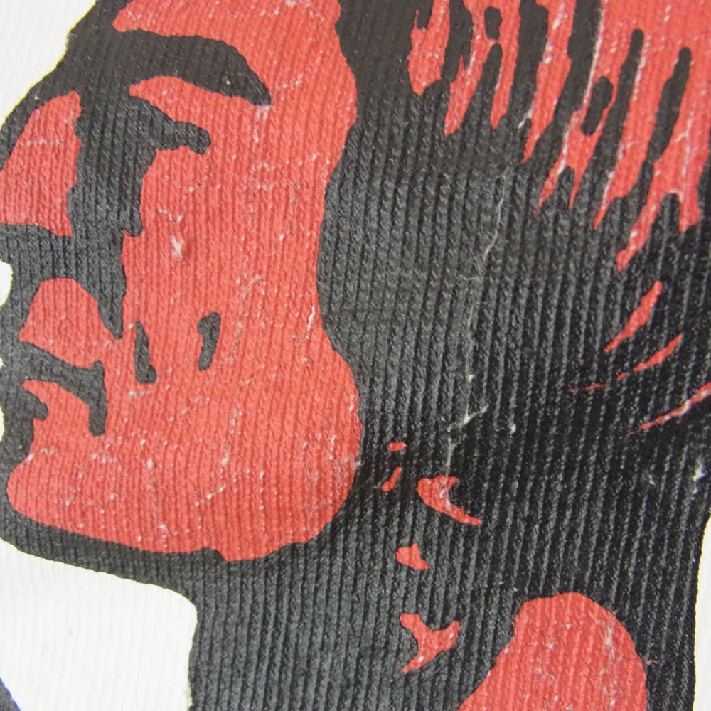 The REAL McCOY'S ザリアルマッコイズ JOE McCOY ジョーマッコイ MOHAWK GASOLINE プリント Tシャツ 白系 オフホワイト系 36【中古】