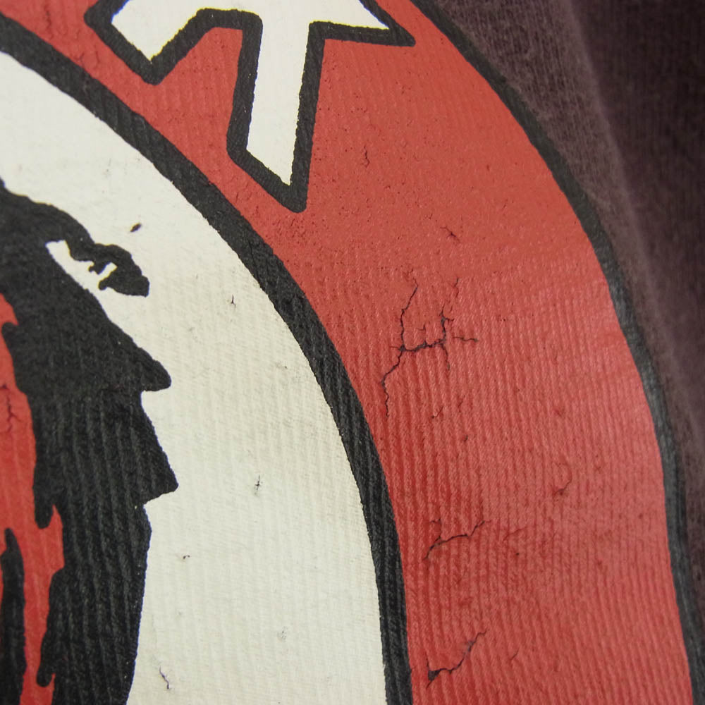 The REAL McCOY'S ザリアルマッコイズ JOE McCOY ジョーマッコイ MOHAWK GASOLINE プリント Tシャツ ブラウン系 38【中古】
