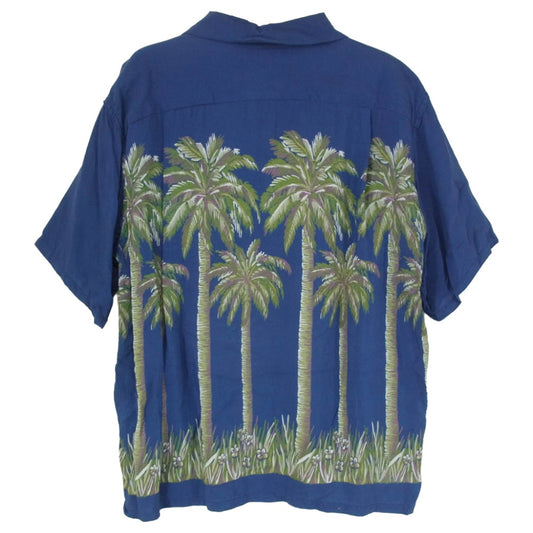 The REAL McCOY'S ザリアルマッコイズ Aloha McCOY アロハ マッコイ ハワイアン シャツ ブルー系 M【中古】