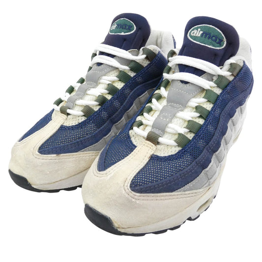 NIKE ナイキ 605032-131 【観賞用】 95年製 オリジナル WMNS AIR MAX 95 ウィメンズ エアマックス95 ネイビーグラデ スニーカー スニーカー ソールリペア ネイビー系 マルチカラー系 26cm【中古】