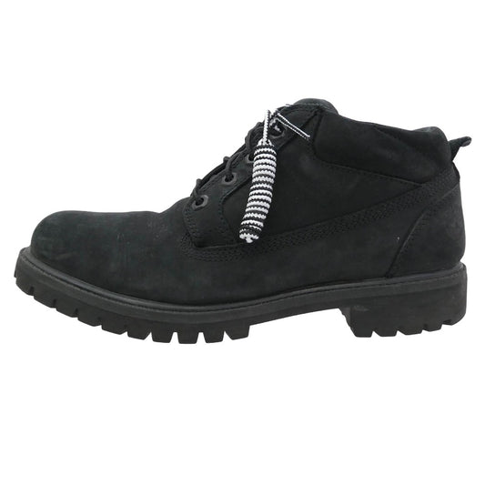 Timberland ティンバーランド Ron Herman ロンハーマン TB OA64Q7-001 × Ron Herman ロンハーマン PREMIUM WATERPROOF OXFORD BLACK NUBUCK プレミアムウォータープルーフ オックスフォード シューズ ブラック ヌバック 4ホール ブーツ ブラック系 ホワイト系 8.5【中古】