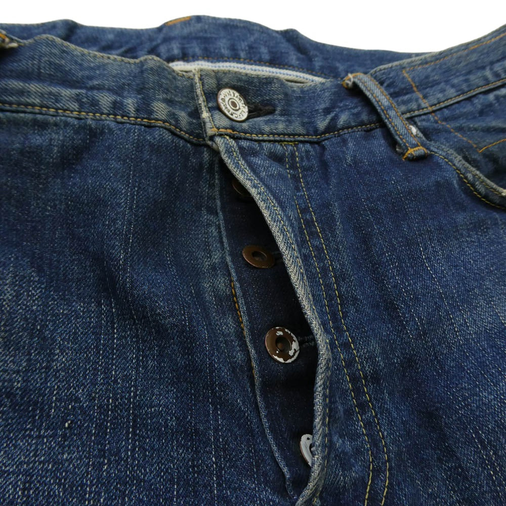VISVIM ビズビム 19AW 0119205005031 SOCIAL SCULPTURE DRY DENIM-3 INDIGO ソーシャルスカルプチャードライ デニム 13oz ドライ塩縮加工 インディゴ インディゴブルー系 L 3【中古】