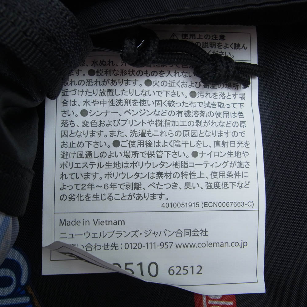 コールマン CBB7031 125th 125周年 ウォーカー33 エコファー オールドロゴ 25L リュックサック バックパック ブラック系【中古】