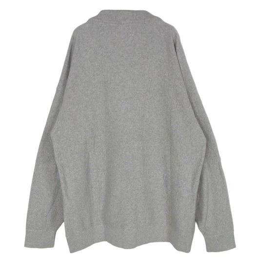 VISVIM ビズビム 22SS 0122105010023 SELMER LONG CARDIGAN (C/WS PILE) セルマー ロング カーディガン グレー系 3【中古】