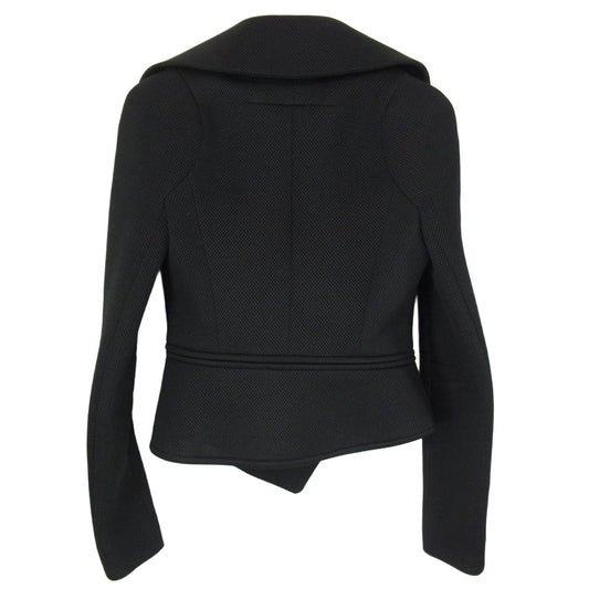 GIVENCHY ジバンシィ メッシュ ジップアップ ショート ジャケット ブラック系 36【中古】