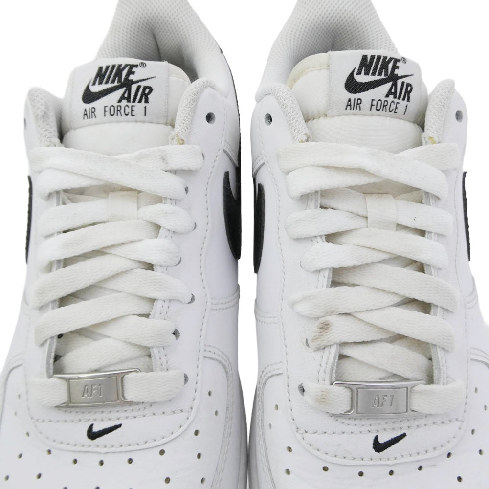 NIKE ナイキ FQ4296-101 AIR FORCE 1 07 AF1 エアフォース スニーカー ホワイト系 ブラック系 26.5cm【中古】