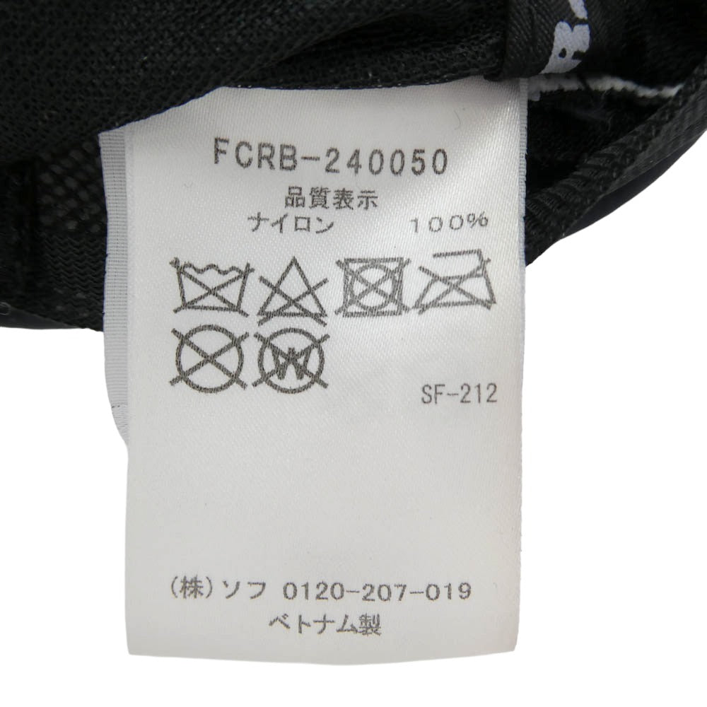 F.C.R.B. エフシーアールビー 24SS FCRB-240050 F.C.Real Bristol FCRB エフシーレアルブリストル SUPPLEX NYLON CAP サプレックス ナイロン キャップ 帽子 ブラック系 ダークネイビー系【中古】