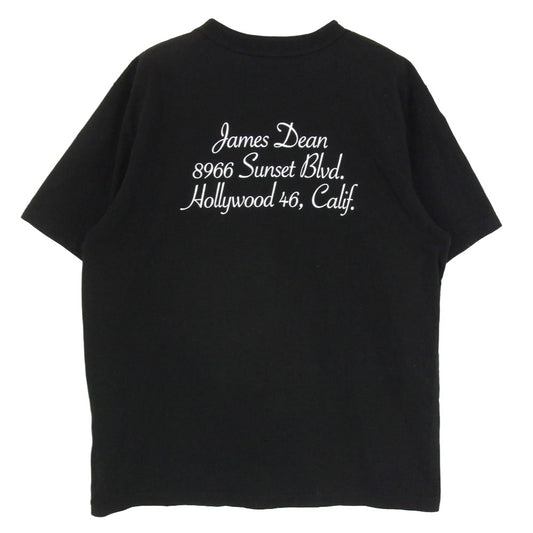 Sacai サカイ 25SS 25-0918S James Dean T-Shirt ジェームズディーン プリント 半袖 Tシャツ カットソー ブラック系 4【中古】