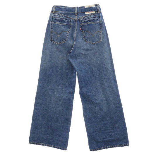 Sacai サカイ Levi's リーバイス 25SS 25-0962S Denim Pants ベルテッド ワイド バギー デニム パンツ インディゴブルー系 W32【中古】