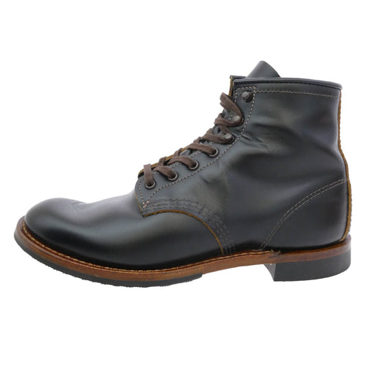 RED WING レッドウィング 9060 Beckman Flatbox ベックマン フラットボックス ブーツ ブラック系 ブラウン系 25.5cm【美品】【中古】