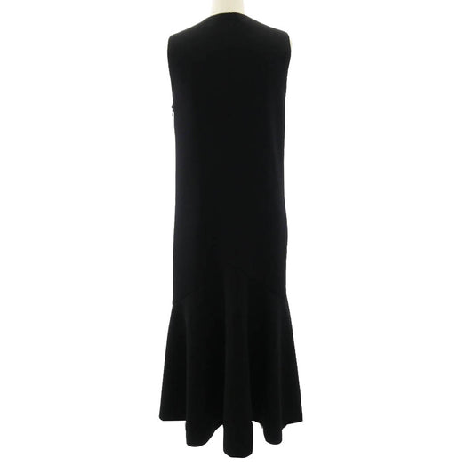ルシェルブルー 27S65102 Bonding Jersey Dress ボンディング ジャージー ドレス ノースリーブ ワンピース ブラック系 36【中古】