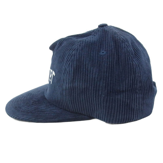 CHALLENGER チャレンジャー 26SS CLG-AC 026-012 CORDUROY CAP クラシックロゴ コーデュロイ キャップ ネイビー系 FREE【新古品】【未使用】【中古】