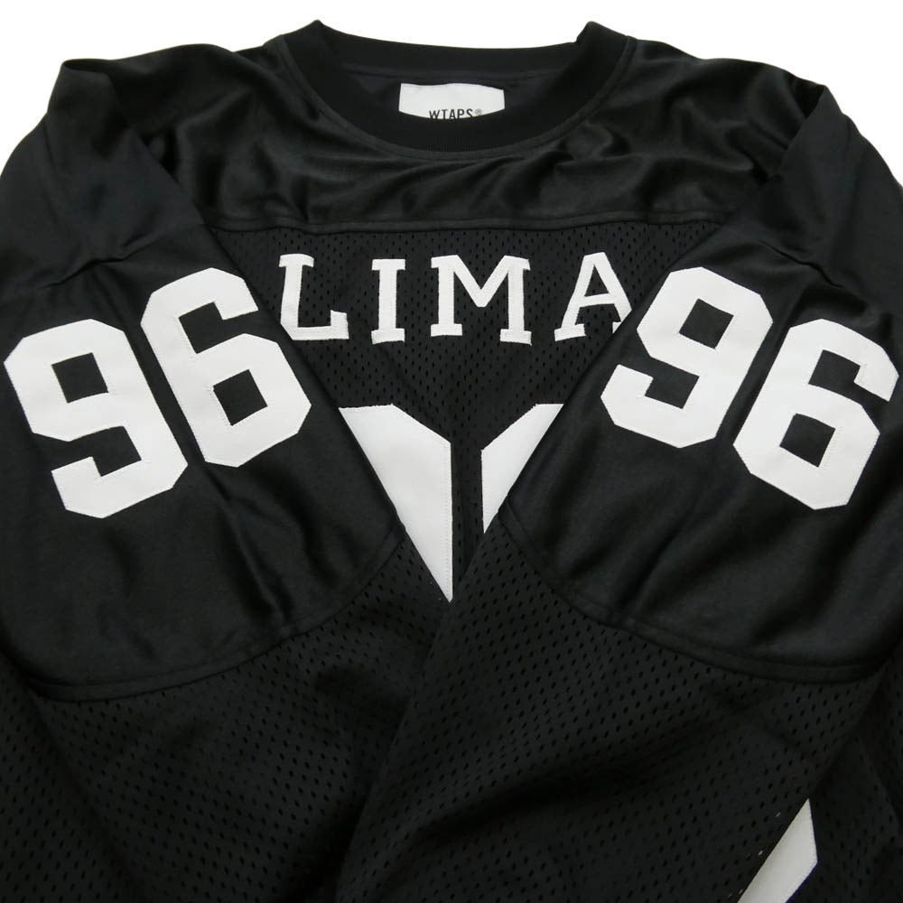 WTAPS ダブルタップス 25SS 251ATDT-CSM23 Netminder LS Poly LIMA ネットマインダー ロングスリーブ ポリ リマ Tシャツ ブラック系 X03【新古品】【未使用】【中古】