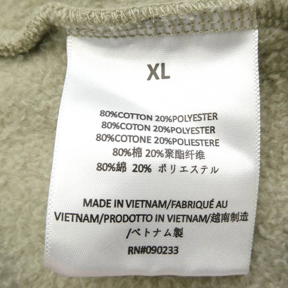 FEAR OF GOD フィアオブゴッド ESSENTIALS エッセンシャルズ モックネック ロゴ スウェット グリーン系 XL【中古】