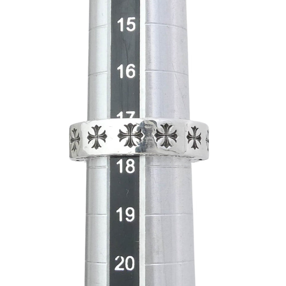 CHROME HEARTS クロムハーツ(原本無) 6mm SPACER FOREVER 6mm スペーサー フォーエバー リング シルバー系 17.5号【中古】
