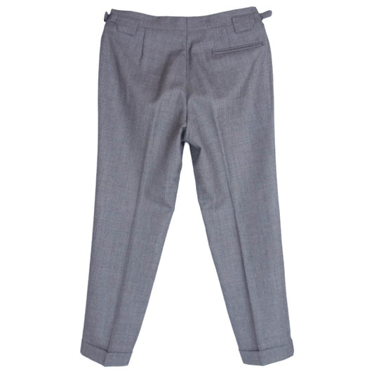 BEAMS ビームス ビームスF IGARASHI TROUSERS イガラシトラウザーズ サイドシンチ アジャスター スラックス パンツ グレー系 サイズ50 グレー系 50【美品】【中古】