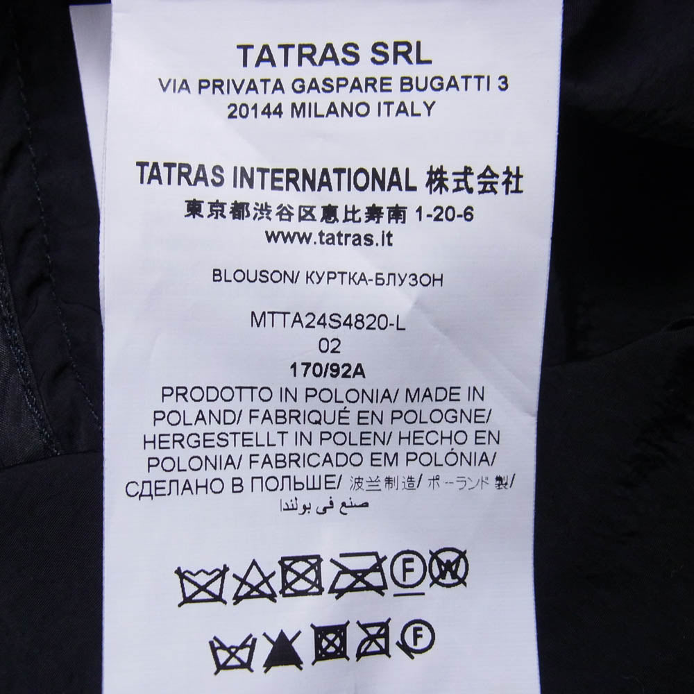 TATRAS タトラス × Brilla per il gusto 別注 M-65 ナイロン ミリタリー フィールド ジャケット ブラック系 170/92A【美品】【中古】