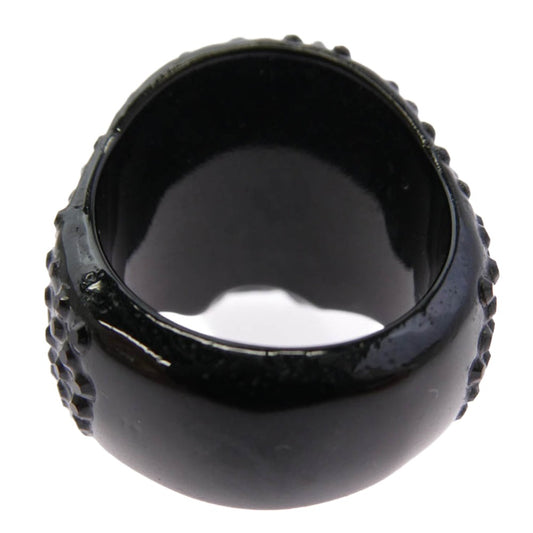 GARNI ガルニ アクリル スタッズ スカルリング ブラック系 21号【中古】