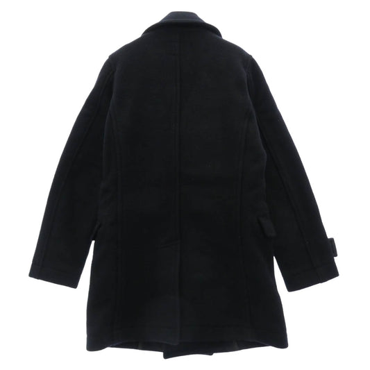 HYSTERIC GLAMOUR ヒステリックグラマー 0243AC02 メルトン ウール ピーコート ダークネイビー系 S【中古】