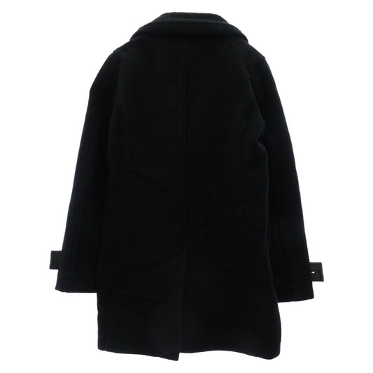 HYSTERIC GLAMOUR ヒステリックグラマー 0253AC06 裏ボア 裏地チェック メルトン ランチコート ブラック系 S【中古】