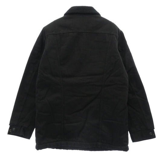 HYSTERIC GLAMOUR ヒステリックグラマー 02183AC07 裏ボア ブラックデニム ランチコート ジャケット ブラック系 L【中古】