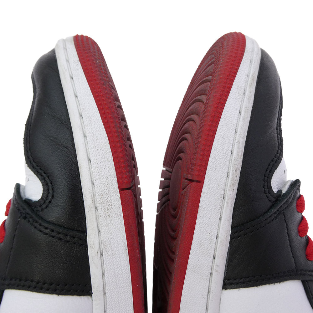 NIKE AIR JORDAN ナイキ ジョーダン CZ0790-106 Air Jordan 1 Retro Low OG Black Toe AJ1 エアジョーダン1 レトロ ロー OG ブラック トゥ ローカット スニーカー ホワイト系 ブラック系 レッド系 27cm【中古】