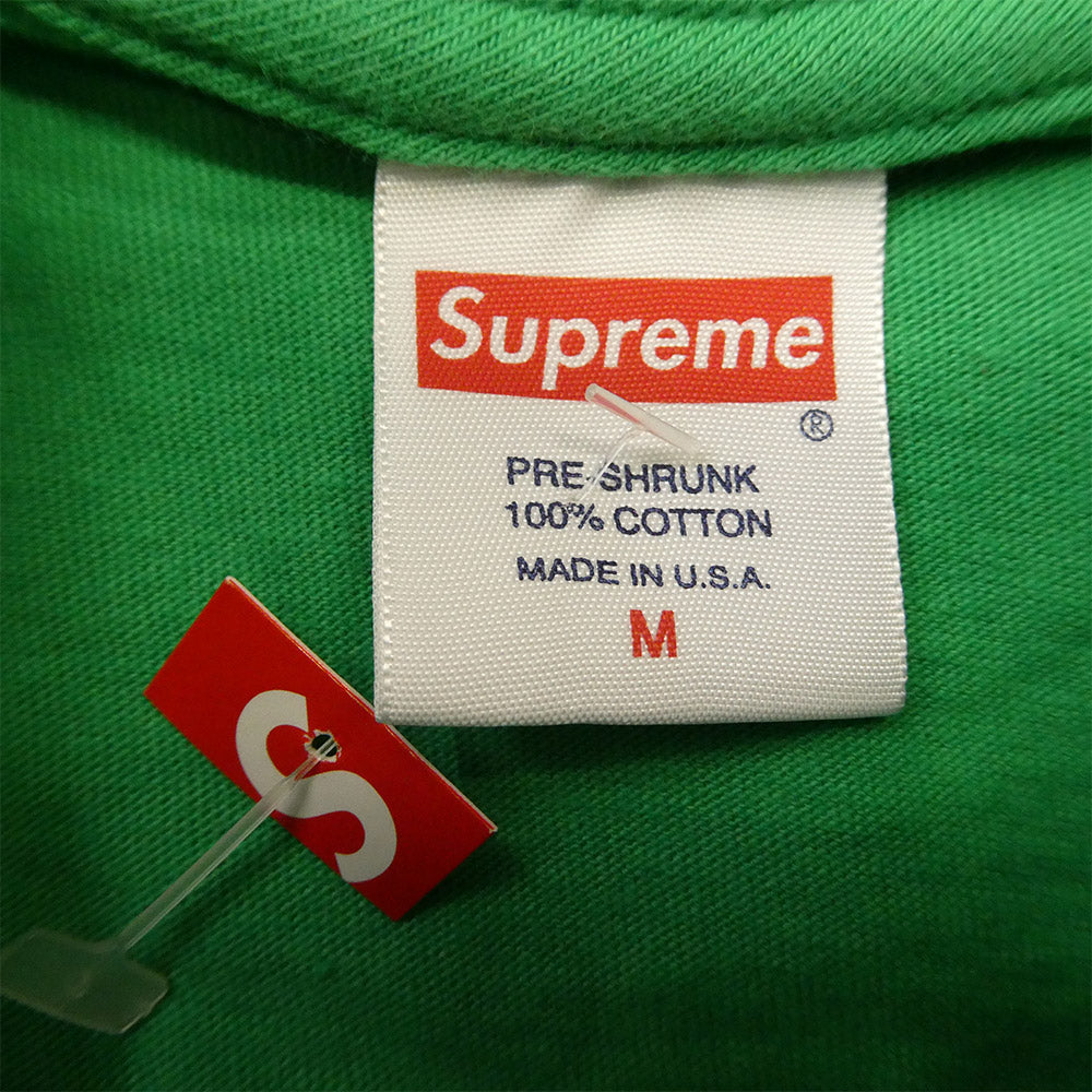 Supreme シュプリーム 14SS Dead Kennedys Gravestone Tee デッド ケネディーズ グレイブストーン プリント 半袖 Tシャツ カットソー グリーン系 M【新古品】【未使用】【中古】