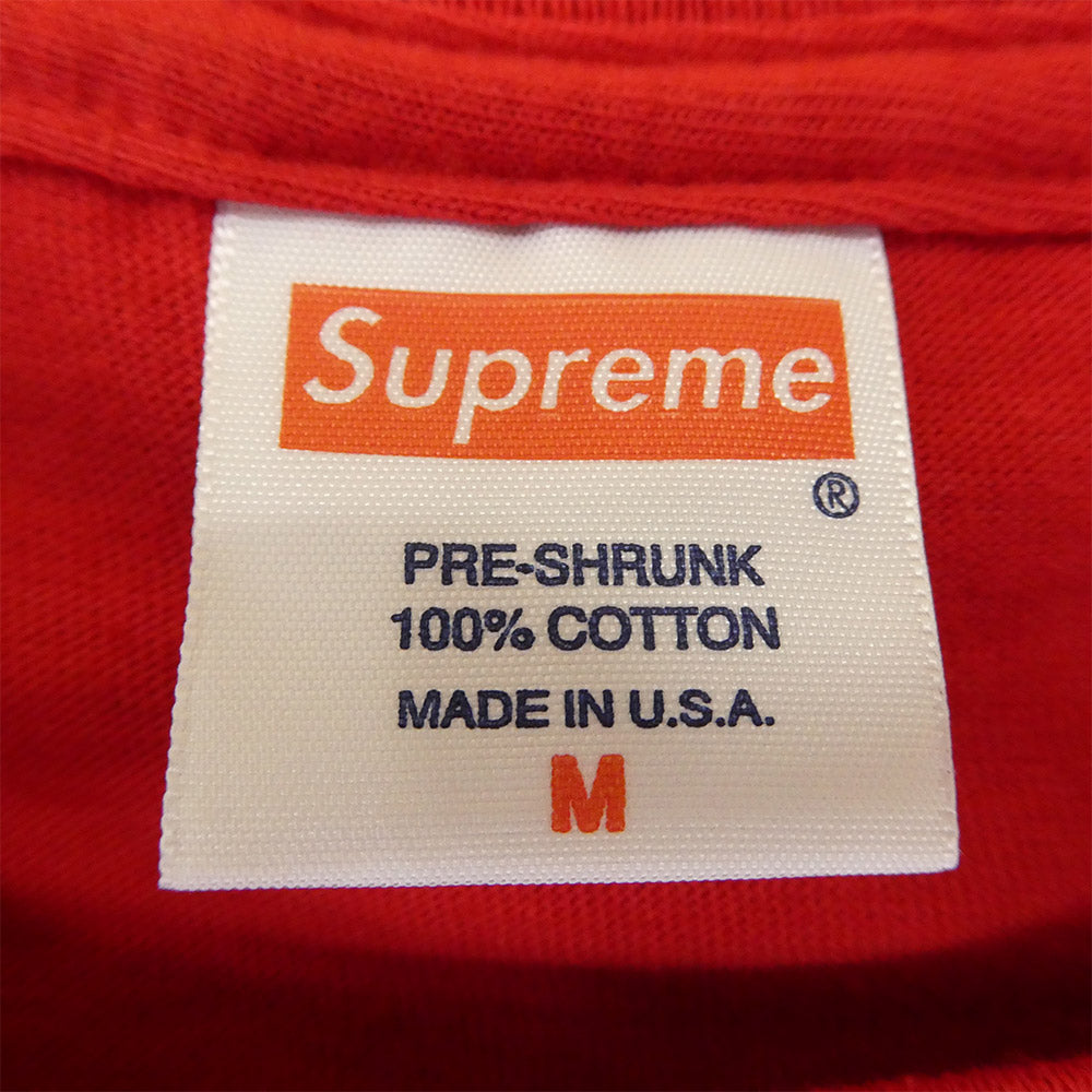 Supreme シュプリーム 11SS Mobb Deep Prodigy Tee モブディープ プロディジー フォト プリント 半袖 Tシャツ カットソー レッド系 M【美品】【中古】