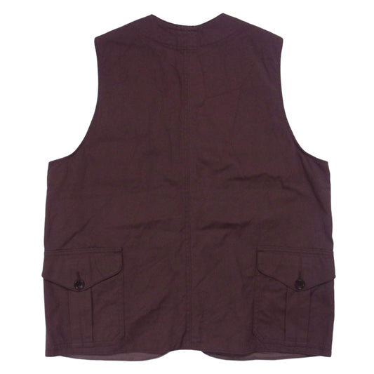 ワーカーズ クルーザー ベスト ブラウン系 40【中古】