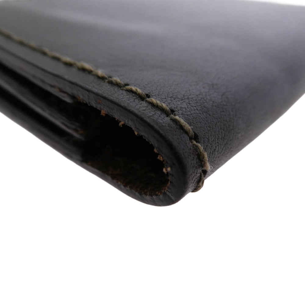 RRL ダブルアールエル イタリア製 カードケース 名刺入れ ダークブラウン系 ブラウン系【中古】