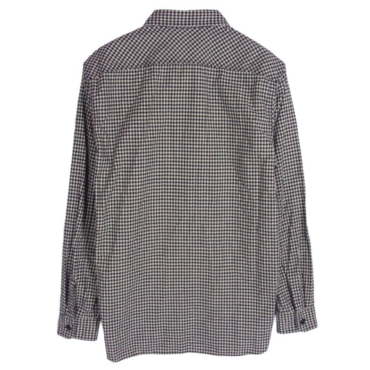 RRL ダブルアールエル ギンガムチェック 長袖 シャツ ブラック系 M【中古】