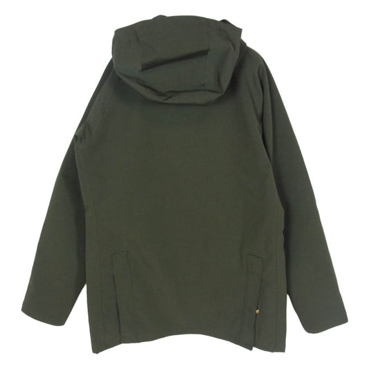 Barbour バブアー EDIFICE エディフィス MCA0635SG × EDIFICE エディフィス 別注 EX HOODED BEDALE SL 2LAYER フーデッド ビデイル SL ノンワックス2レイヤー ジャケット カーキ系 36【中古】