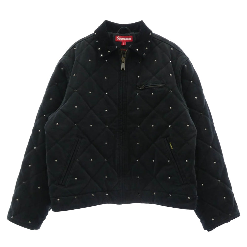 Supreme シュプリーム 25AW x b.b. Simon Quilted Work Jacket ビービーサイモン キルティング ワーク ジャケット ブラック系 S【中古】 Supreme シュプリーム 25AW x b.b. Simon Quilted Work Jacket